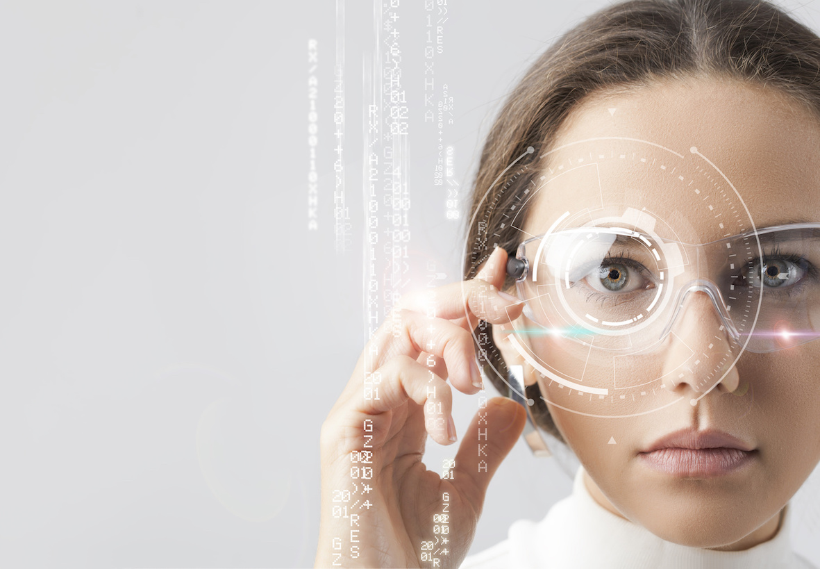 Futuristic smart glasses